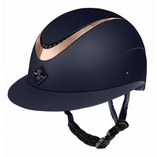 FairPlay Reithelm APOLEUS WV rosegold M 55-57 navy Ausstellungsstück