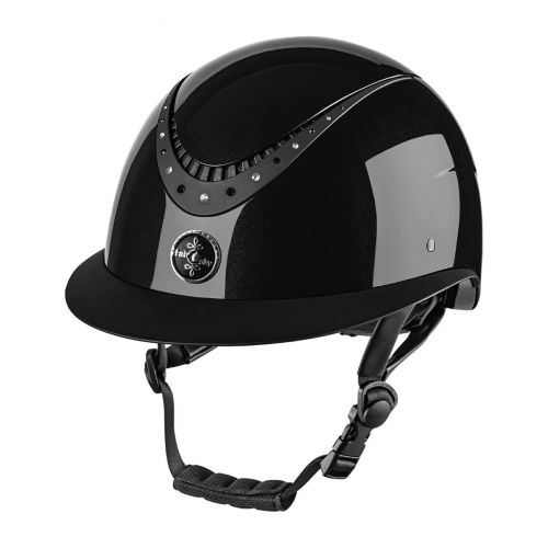 FairPlay Reithelm APOLEUS shiny wide Visor schwarz S 52-54
