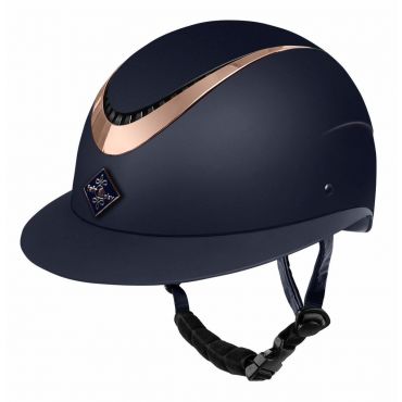 FairPlay Reithelm APOLEUS WV rosegold M 55-57 navy Ausstellungsstück