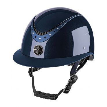 FairPlay Reithelm APOLEUS shiny wide Visor navy M 55-57 Ausstellungsstück