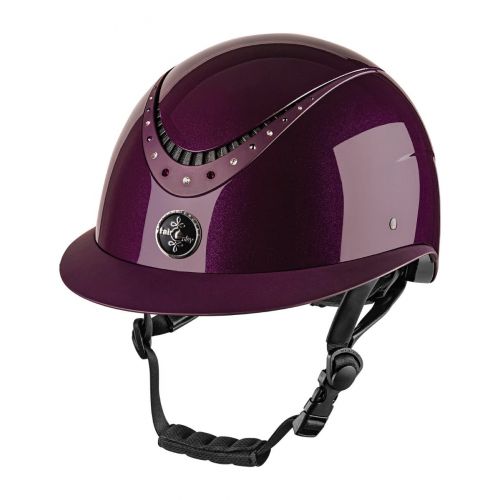 FairPlay Reithelm APOLEUS shiny wide Visor royal berry S 52-54 Ausstellungsstück