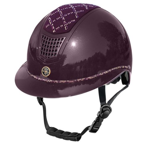 FairPlay Helmet FP QUANTINUM WV SPOTLIGHT SHINY vintag gold royal berry S 53-55 Ausstellungsstück