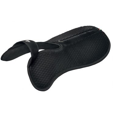 Acavallo Withers Free Hexagonal Soft Gel Pad With Micropile schwarz
