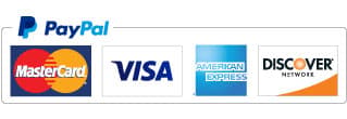 PayPal — inkl. Visa, Mastercard, American Express, Discover